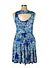Cynthia Rowley TJX Blue Casual Dress Size 1X - photo 2