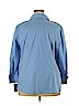 INC International Concepts Blue Long Sleeve Button-Down Shirt Size 20 - photo 2