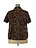 White Stag Brown Short Sleeve Button-Down Shirt Size 2X - photo 2