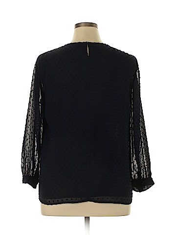 J. Crew Factory Store Long Sleeve Blouse (view 2)