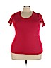 Avenue 100% Cotton Red Short Sleeve T-Shirt Size 18 - 20 Plus - photo 1