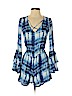 Hollister 100% Viscose Blue Romper Size XS - photo 1