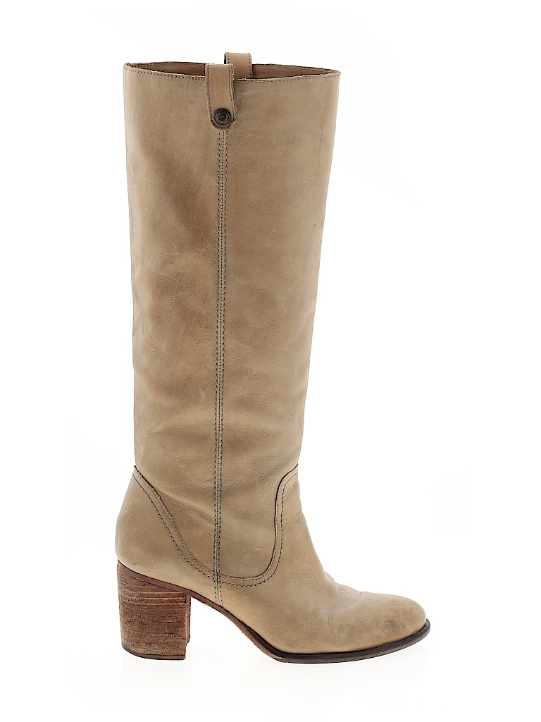 Vince Camuto 100% Leather Tan Boots Size 8 - photo 1