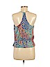 Trina Turk Blue Sleeveless Silk Top Size 6 - photo 2