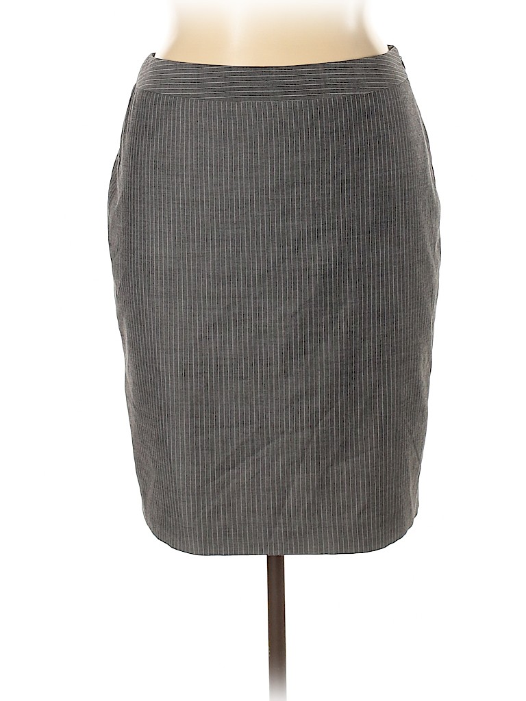 Nine West Gray Casual Skirt Size 14 - photo 1