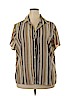 Croft & Barrow Tan Short Sleeve Blouse Size 2X - photo 1