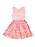The Children's Place 100% Cotton Print Pink Dress Size 10 - photo 1