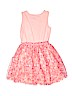 The Children's Place 100% Cotton Print Pink Dress Size 10 - photo 2
