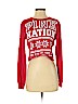 Victoria's Secret Pink 100% Cotton Red Long Sleeve T-Shirt Size S - photo 1