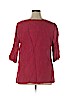 Avenue Pink 3/4 Sleeve Silk Top Size 18 - 20 Plus - photo 2