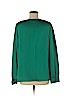 Banana Republic 100% Polyester Green Long Sleeve Blouse Size M - photo 2