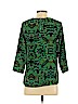 H&M 100% Rayon Green 3/4 Sleeve Blouse Size 2 - photo 2