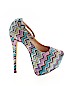 Shoedazzle Blue Heels Size 7 - photo 1