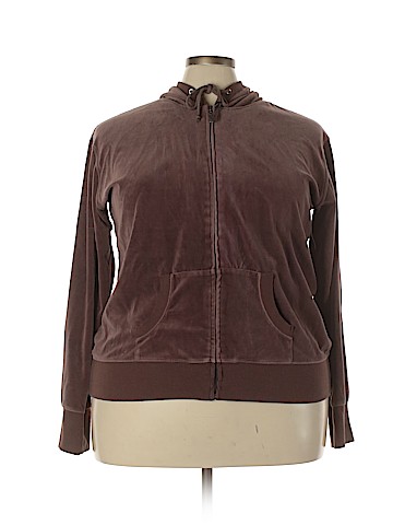 Soho JEANS NEW YORK & COMPANY Zip Up Hoodie (view 1)