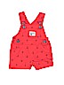 Carter's Print Red Overall Shorts 0-3 MO / 3 MO - photo 1