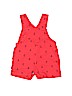 Carter's Print Red Overall Shorts 0-3 MO / 3 MO - photo 2