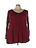 Popana Red Long Sleeve Top Size 3X - photo 1