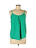 Jessica Simpson 100% Polyester Green Sleeveless Blouse Size M - photo 1