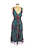 BCBGMAXAZRIA 100% Polyester Blue Casual Dress Size 6 - photo 1