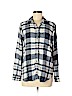American Eagle Outfitters Blue Long Sleeve Button-Down Shirt Size M - photo 1