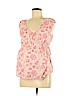 Oh Baby By Motherhood 100% Cotton Pink Short Sleeve Blouse Size M - photo 1