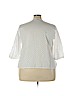Talbots 100% Cotton White 3/4 Sleeve Blouse Size 3X - photo 2