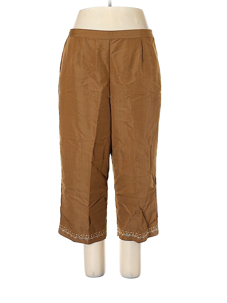 Alfred Dunner Tan Casual Pants Size 20 - photo 1