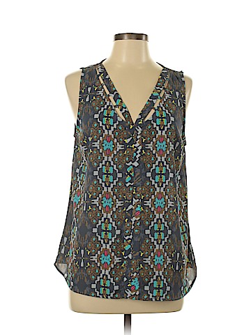 Skies Are Blue Sleeveless Blouse (view 1)