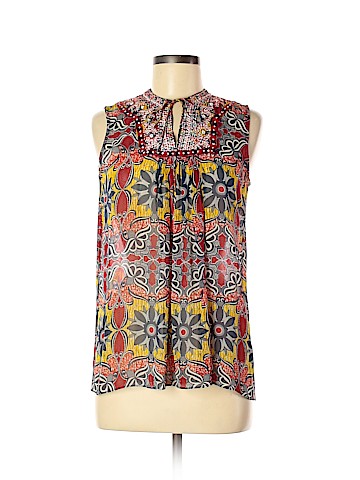 Nieves Lavi Sleeveless Silk Top (view 1)