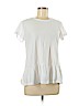 Calonge 100% Cotton White Short Sleeve Top Size M - photo 1