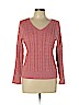 St. John's Bay Pink Pullover Sweater Size L (petite) - photo 1