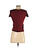American Eagle Outfitters Burgundy Short Sleeve Top Size S - photo 2