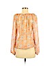 Lucky Brand Orange Long Sleeve Blouse Size M - photo 2