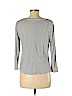 H&M 100% Viscose White Long Sleeve T-Shirt Size M - photo 2