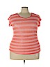 Rouge Pink Short Sleeve Top Size 3X - photo 1