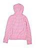 Under Armour 100% Polyester Stripes Pink Zip Up Hoodie Size M (youth) - photo 2