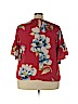 Shein 100% Polyester Red Short Sleeve Blouse Size 2X - photo 2