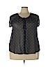 Old Navy Blue Short Sleeve Blouse Size XXL - photo 1