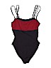 Nautica Red One Piece Swimsuit Size 14 - photo 1