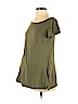 Old Navy - Maternity 100% Cotton Green Short Sleeve T-Shirt Size XS - photo 1