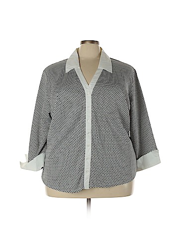 Apostrophe Long Sleeve Button-Down Shirt (view 1)