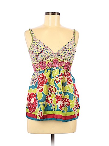 Johnny Was Sleeveless Silk Top (view 1)