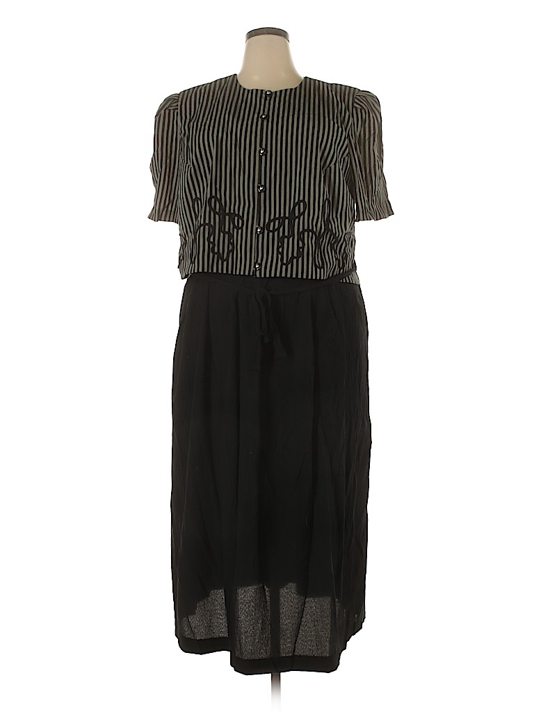 Lady Dorby Black Casual Dress Size 22 - photo 1