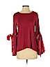 Vince Camuto Red Long Sleeve Top Size XS - photo 1