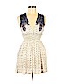 Free People 100% Rayon White Casual Dress Size XS - photo 1