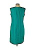 Lafayette 148 New York 100% Linen Teal Casual Dress Size 10 - photo 2