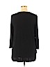 INC International Concepts Black Long Sleeve Top Size XL - photo 2
