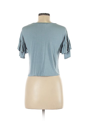 Aqua Short Sleeve Top (view 2)
