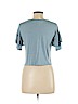 Aqua Blue Short Sleeve Top Size M - photo 2