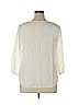 Mossimo Supply Co. 100% Rayon Ivory 3/4 Sleeve Blouse Size XL - photo 2